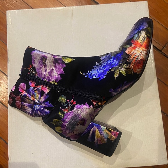 Miss-Fire fabulous painted suede boots sz 39 - Picture 4 of 11